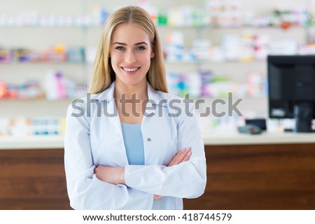 Female pharmacist
