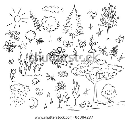 Tree sketch Stock Photos, Images, & Pictures | Shutterstock