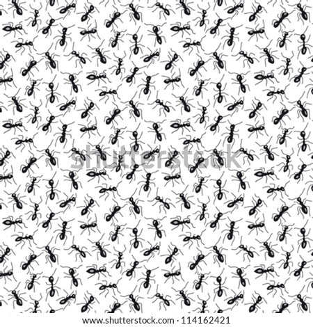 Pattern With Ants Stock Vectors & Vector Clip Art | Shutterstock