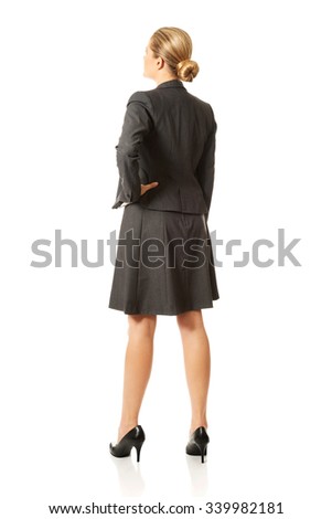 Woman Looking Back Stock Images, Royalty-Free Images & Vectors ...