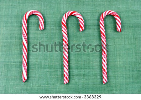 Three striped candy canes Black jack ass attack