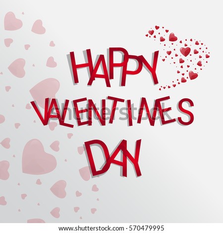 Valentines Day Sale Offer Banner Template Stock Vector 542426455