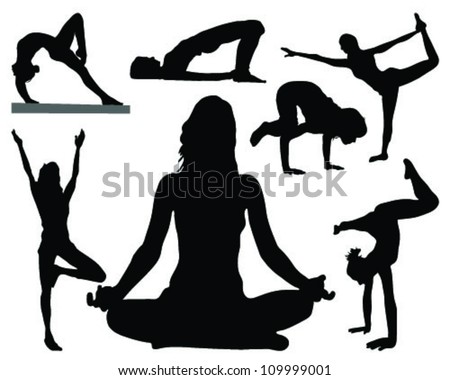 Yoga Silhouette Stock Images, Royalty-Free Images & Vectors | Shutterstock