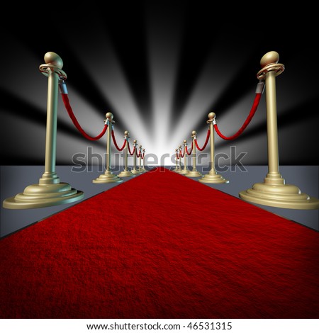 Red Carpet Hollywood Premier Grand Opening Stock Illustration 46531315 ...