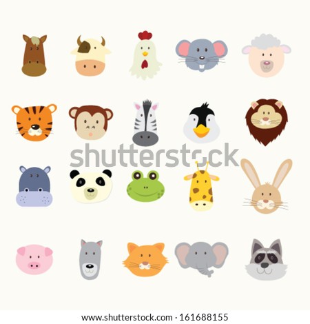 Animal heads