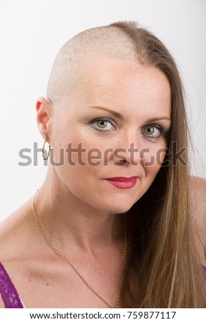 Portrait Smiling Beautiful Middle Age Woman Stock Photo 