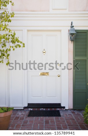 White Front Door White Front Door