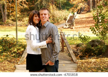 Attractive Couple Fall Stock Photo 6762790 - Shutterstock