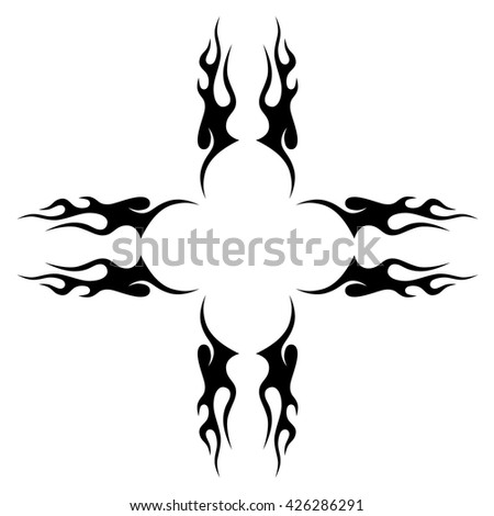 tattoo stencil pattern design ornament abstract stock vector tattoo stencil pattern design ornament abstract stock vector