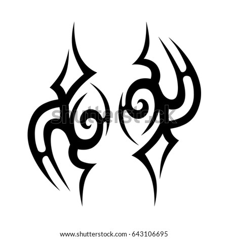 Dragon Tribal Tattoo Stock Vector 20007976 - Shutterstock