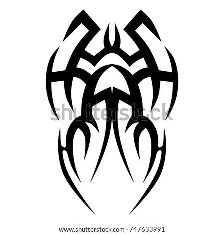 tattoo tribal designs sketched simple isolated stock vector tattoo tribal designs sketched simple isolated stock vector