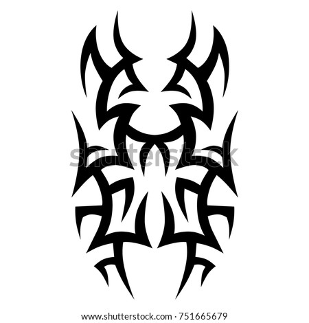 tribal tattoo art designs sketched simple stock vector 616006121 tribal tattoo art designs sketched simple stock vector 616006121