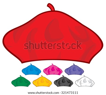 French Beret Clip Art