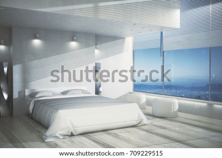 Clean Bedroom Creative Design creative bedroom interior white furniture wooden stock Clean Bedroom Creative Design creative bedroom interior white furniture wooden stock