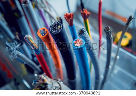 Electrical equipment. Background and texture