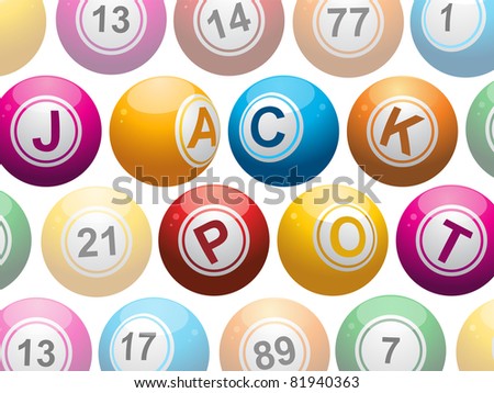 Bingo Balls Spelling Word Bingo On Stock Vector 81489127 - Shutterstock