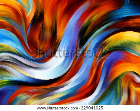 Design Composed Of Colorful Paint And Abstract Shapes As A Metaphor Design Composed Of Colorful Paint And Abstract Shapes As A Metaphor