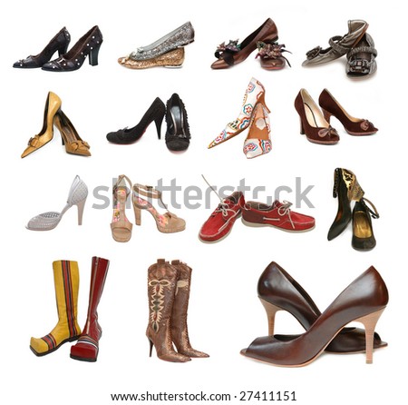 Variety Elegant Women High Heels Shoes Stock Photo 44108218 - Shutterstock