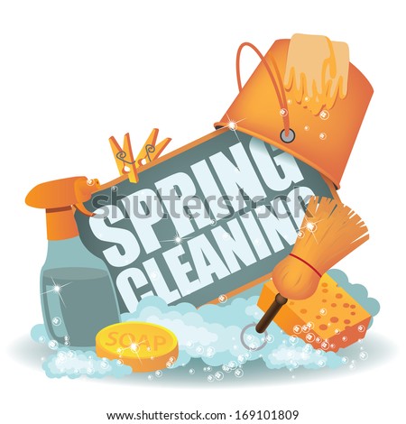 Clip Art Spring Cleaning Clipart spring cleaning stock photos royalty free images vectors icon eps 10 vector grouped for easy editing no open shapes