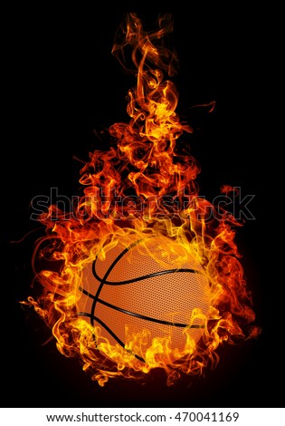 Flaming Basketball Stock Images, Royalty-Free Images & Vectors ...