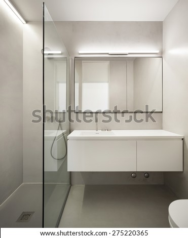 Empty Apartment Bathroom bathroom officehandbasin mirror toilet stock photo 306038177 Empty Apartment Bathroom bathroom officehandbasin mirror toilet stock photo 306038177