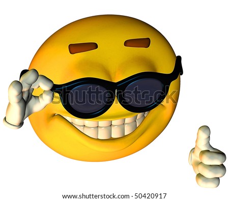 Student Yellow Emoticon Guy Using Glasses Stock Illustration 27883963 ...