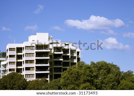 Modern Urban Apartment Building modern tall urban residential apartment building stock photo Modern Urban Apartment Building modern tall urban residential apartment building stock photo