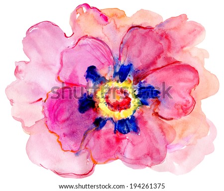 Luxurious White Peony Flower Painted Pastel Stock Illustration ...