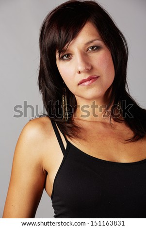 Beautiful Mature Adult Caucasian Woman Red Stock Pto 14 ...