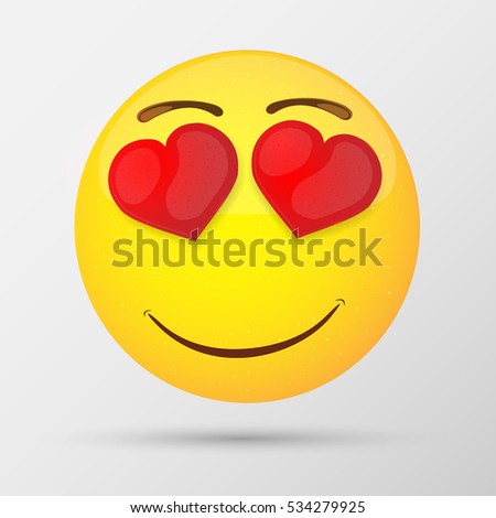 Cartoon Smiley Love Face Giving Thumb Stock Vector 318241379 - Shutterstock