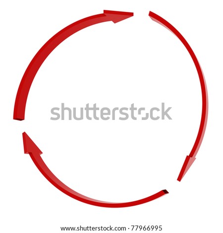 Arrows Moving Circle Stock Illustration 77967001 - Shutterstock