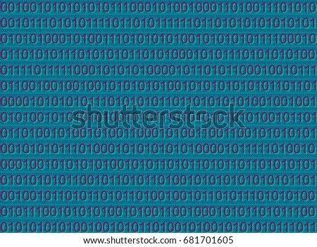 Binary computer code background