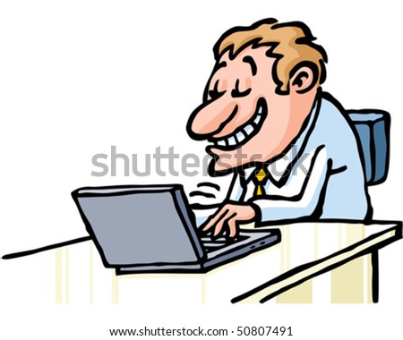 Computers Old Man Grandpa Stock Vector 74627251 - Shutterstock