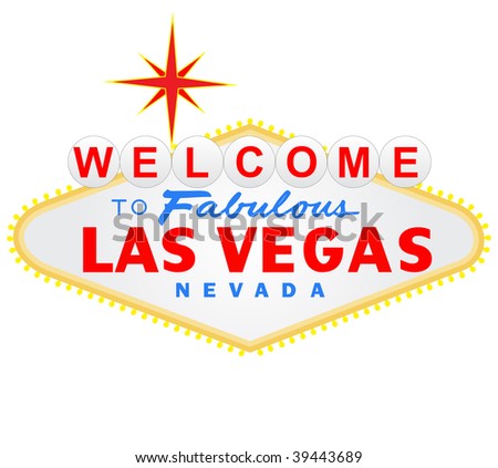 Welcome Las Vegas Sign Stock Illustration 39443689 - Shutterstock