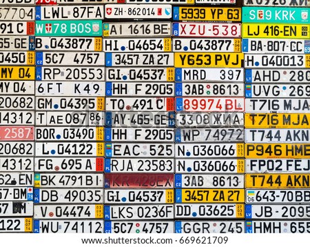 Number Plate Stock Images, Royalty-Free Images & Vectors | Shutterstock