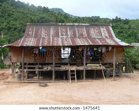 Slum House in Dakrong, Vietnam