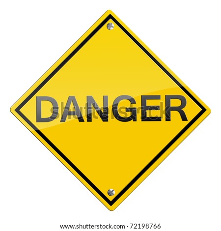 Word Careful On Yellow Road Sign Stock Illustration 134921879 ...