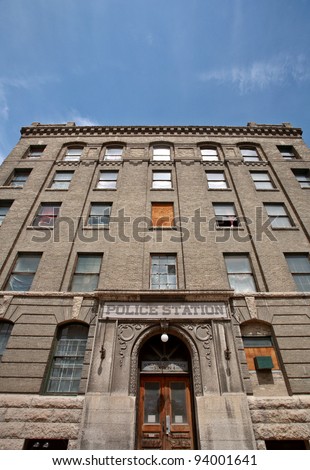stock-photo-old-police-station-in-downto