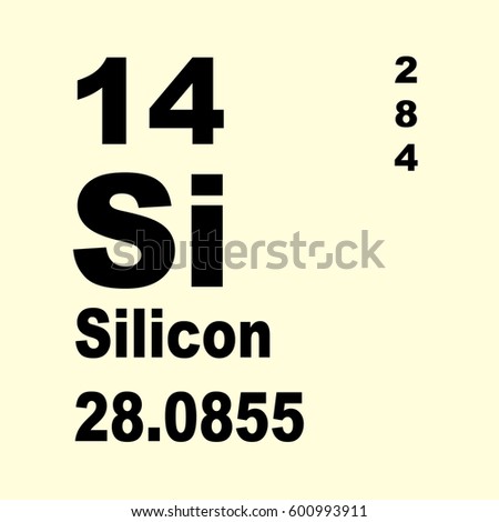 Silicon Periodic Table Elements Stock Illustration 600993911 ... Silicon Periodic Table Elements Stock Illustration 600993911 ...