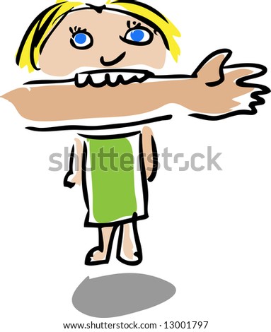stock-photo-cartoon-illustration-of-a-young-child-biting-an-arm-13001797.jpg