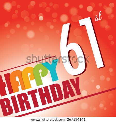 61st Birthday Stock Photos, Images, & Pictures | Shutterstock