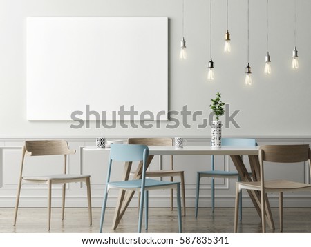 blank poster on grey wall hipster stock illustration 577559431 blank poster on grey wall hipster stock illustration 577559431