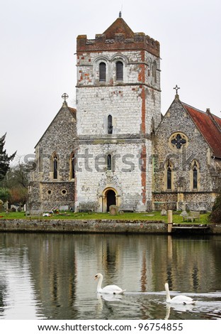 Lychgate Entrance English Village Church Flowers Stock Photo 13773640 