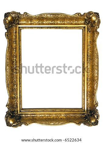 Picture Gold Frame Decorative Pattern Stock Photo 21598990 - Shutterstock