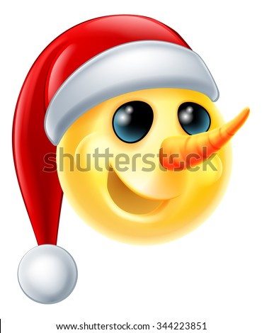 Happy Santa Claus Christmas Emoji Emoticon Stock Vector 323190899 - Shutterstock