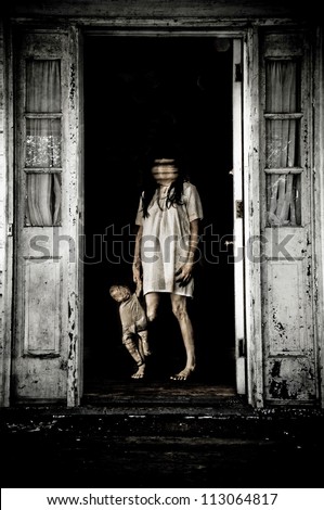 door doll horror holding scene possessed head blurry scary shutterstock angel possessive results illustrations royalty footage