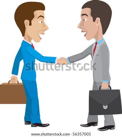 Vector Cartoon Graphic Depicting Two Businessmen Stock Vector 11606869 ...