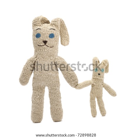 big and small teddies