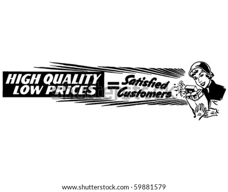 High Quality Low Prices Ad Banner Stock Vector 59881579 ...