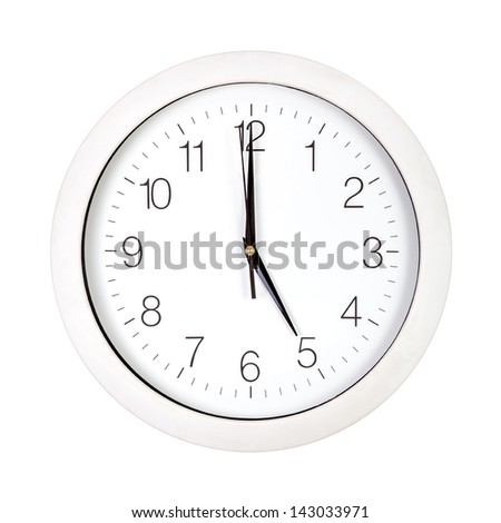 Vector Retro Office Wall Clock Stock Vector 24596317 - Shutterstock